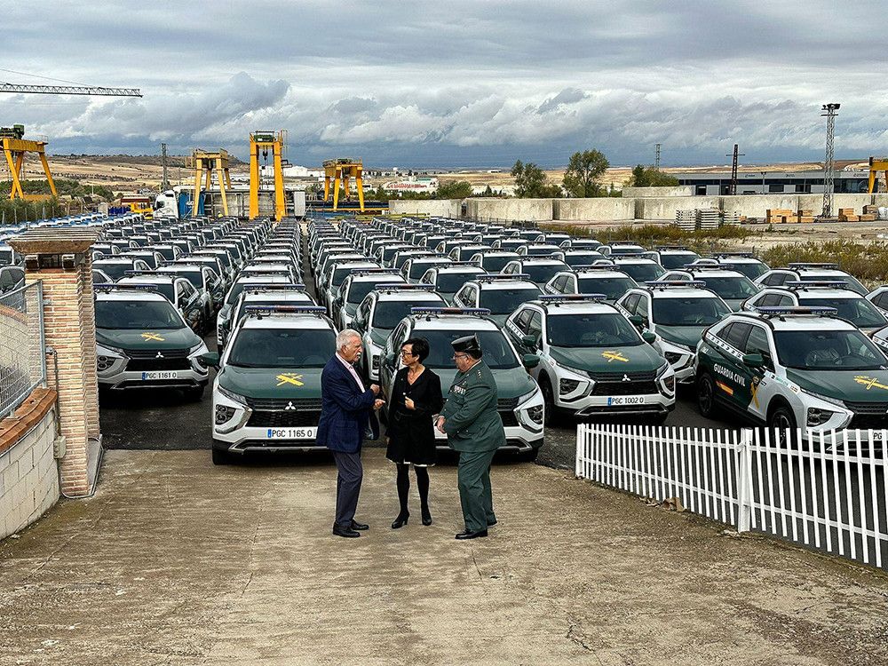 La Guardia Civil recibe otros 221 vehículos nuevos que se incorporan al total de su flota renovada