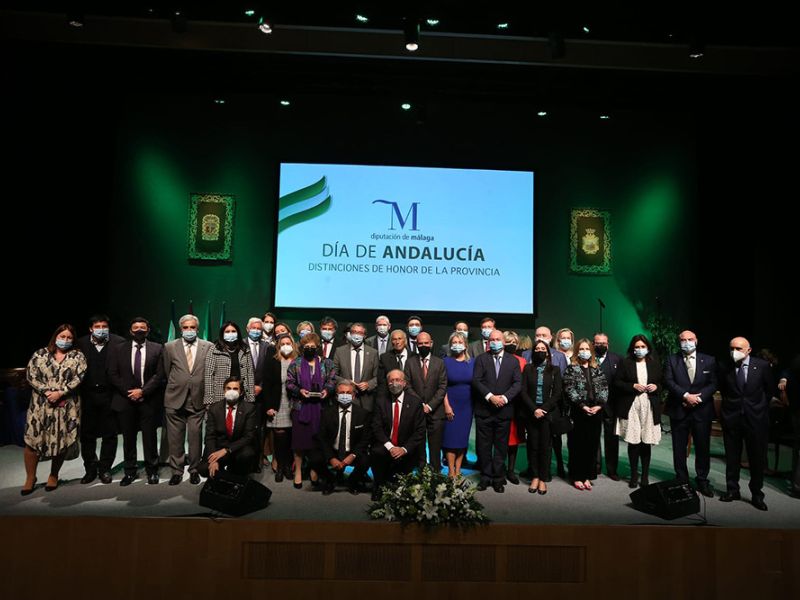 La Diputación premiará con la M de Málaga’ a la Asociación de Empresarios de Playas, la peña Juan Breva, Besoccer CD UMA Antequera y Pedro Luis Gómez