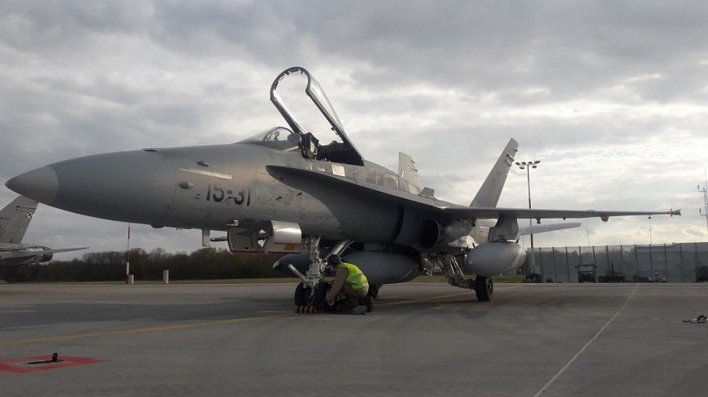 España asume el mando de la misión de la OTAN de Policía Aérea en el Báltico