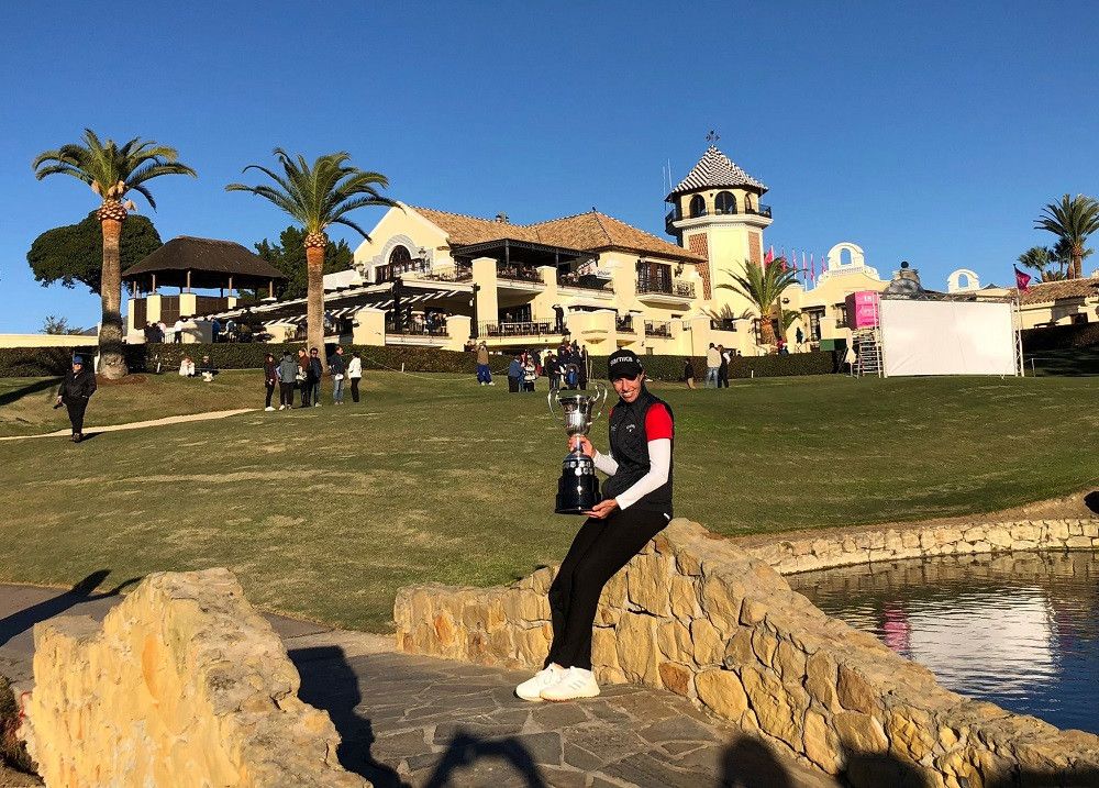 El triunfo de Carlota Ciganda en una nueva edición del Andalucía Costa del Sol Open de España pone el broche de oro a una intensa semana de golf en Marbella