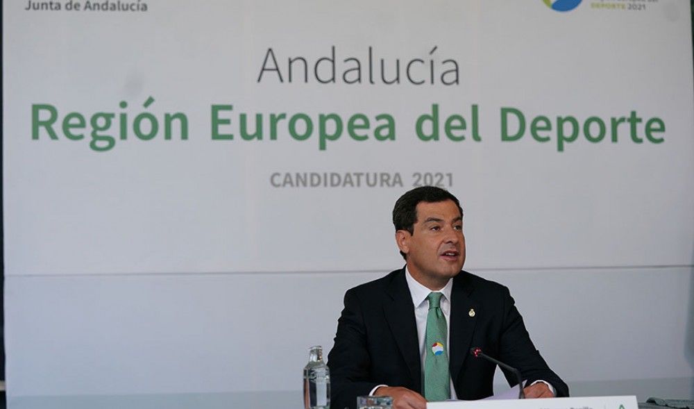 Andalucía, designada como Región Europea del Deporte para el año 2021