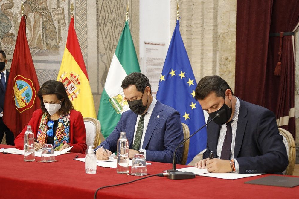 Firmado el protocolo de actuación y de convenio urbanístico de la Base Logística del Ejército de Tierra