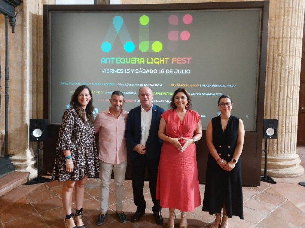 Diputación y Turismo Costa del Sol continúan apostando por los segmentos de Ocio, Cultura e Interior con su apoyo a una nueva edición del Antequera Light Festival