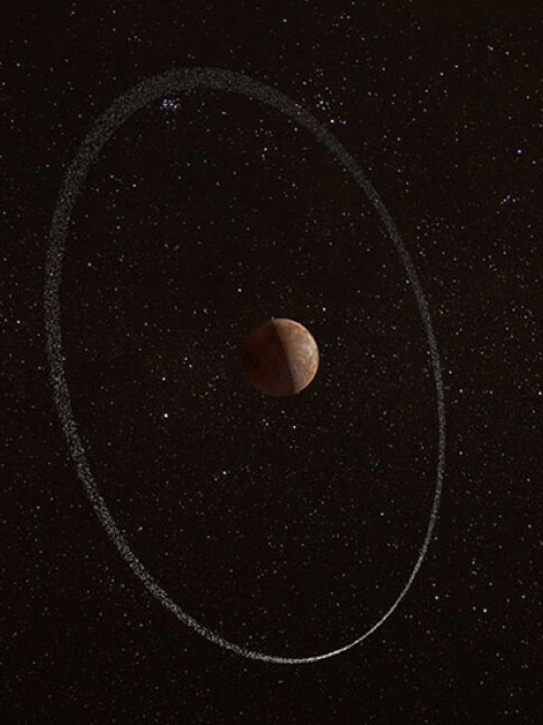 Cheops descubre un anillo inesperado alrededor del planeta enano Quaoar