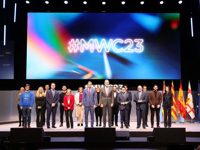 El rey vuelve a aguantar los desaires de Aragonès y Colau en la inauguración del Mobile World Congress de Barcelona