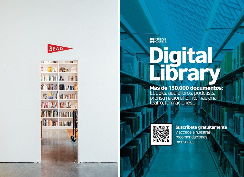 El British Council España pone su biblioteca digital a disposición de los usuarios de La Térmica