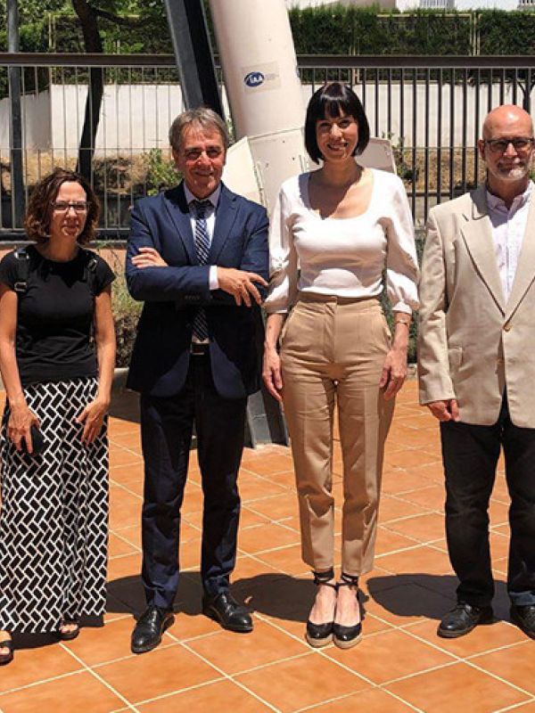 Visita de la ministra de Ciencia e Innovación al Instituto de Astrofísica de Andalucía