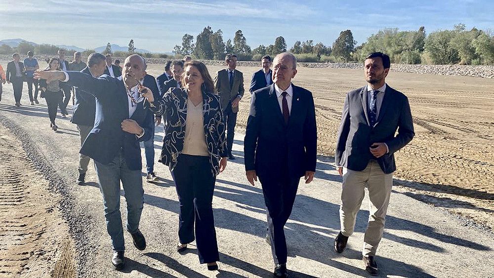 La Consejería de Agua finaliza la actuación de defensa y mejora de la seguridad del río Guadalhorce en Málaga