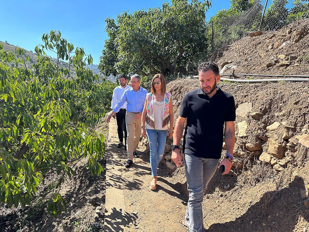 La Diputación amplía la Ruta de los Molinos’ de Árchez con un nuevo tramo de este sendero fluvial
