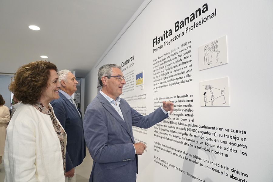 La Diputación de Málaga acoge la primera exposición de viñetas periodísticas del Certamen Elgar