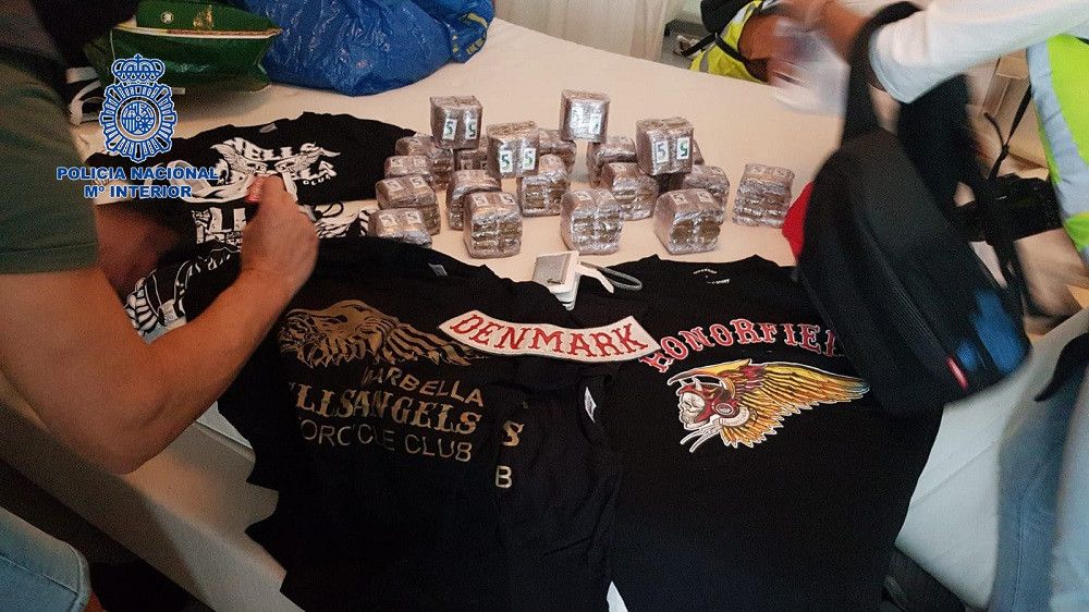 La Policía Nacional detiene en Marbella a tres miembros de Los Ángeles del Infierno