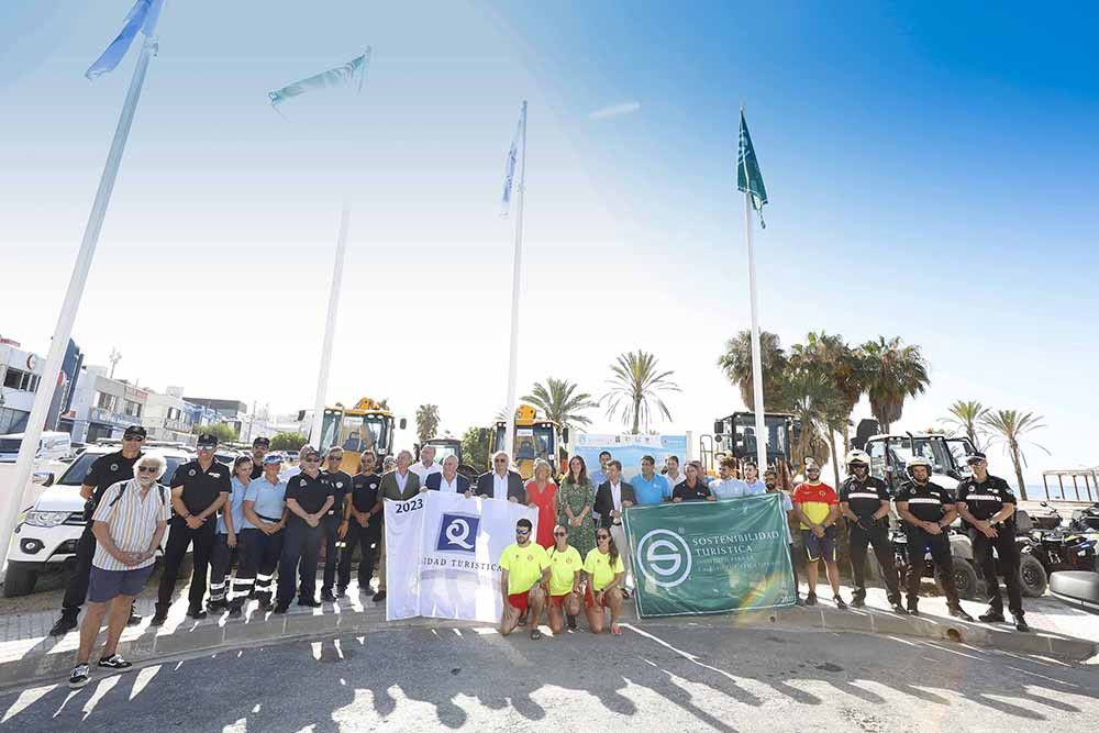 Marbella eleva a 18 las playas con el certificado Q’ de calidad turística y se sitúa a la cabeza del ranking nacional