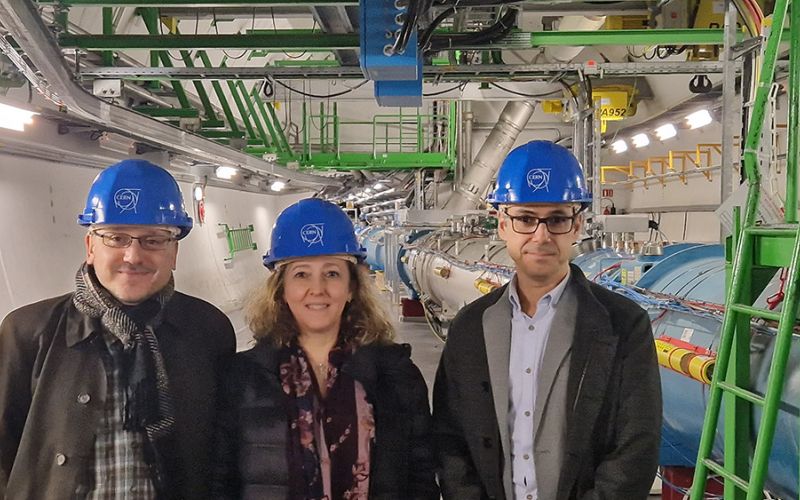 La presidenta del CSIC se reúne en el CERN con los investigadores que trabajan en esta infraestructura internacional