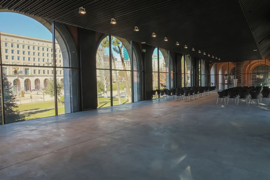 Terminada la remodelación de la sala de exposiciones de la Arquería de Nuevos Ministerios en Madrid