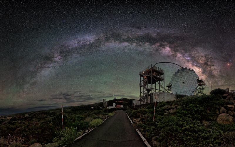 Una colaboración internacional inaugura en La Palma cuatro telescopios que estudiarán el universo más energético