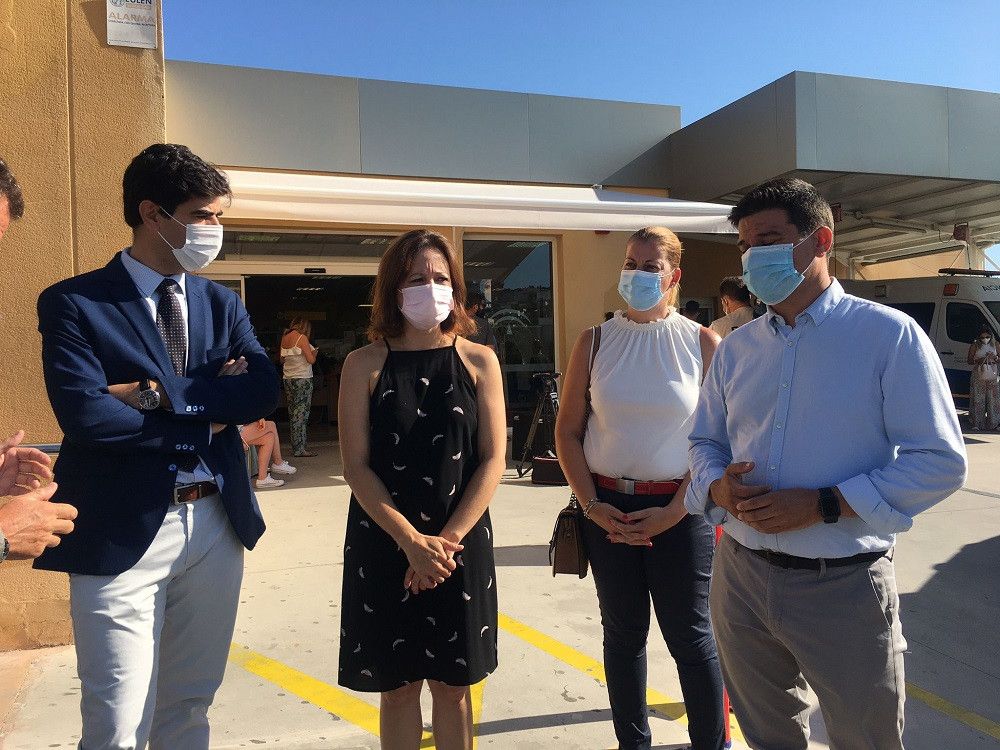 La delegada del Gobierno andaluz en Málaga visita la ampliación del centro de salud de Coín