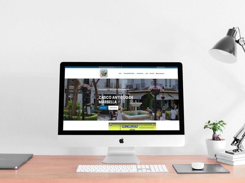 La web de la Asociación de Comerciantes del Casco Antiguo estrena su versión en inglés