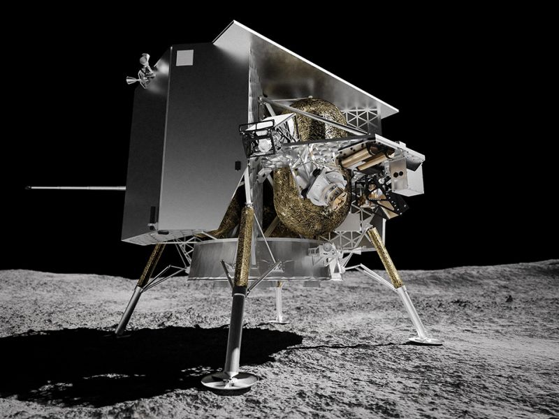 Trayectoria de regreso que ha realizado la Peregrine. / Astrobotic/NASA