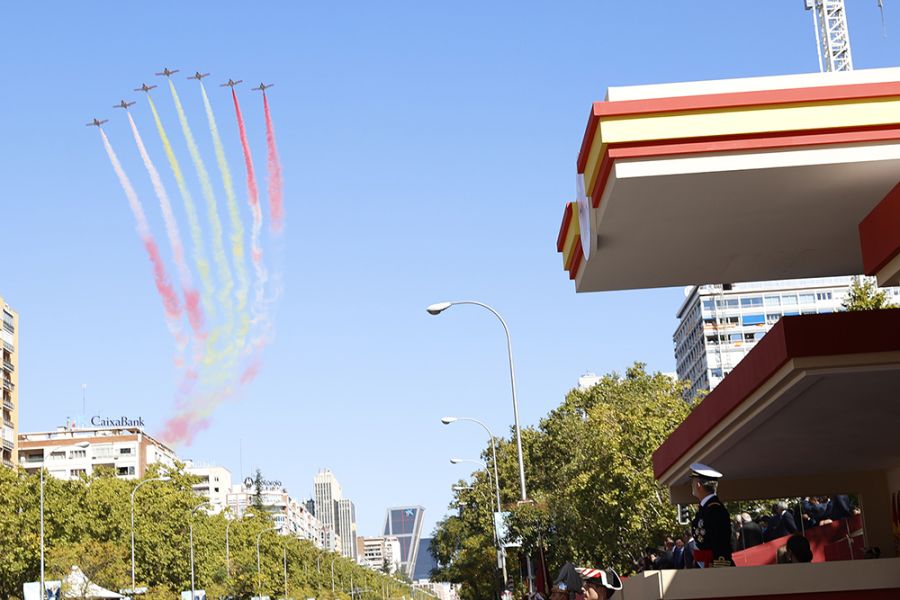 Los reyes han presidido el desfile por el Día de la Fiesta Nacional