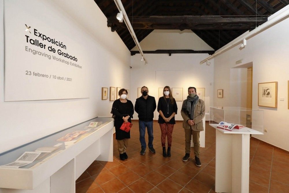El MGEC expone una selección de obras realizadas por una treintena de alumnos de los talleres del grabado