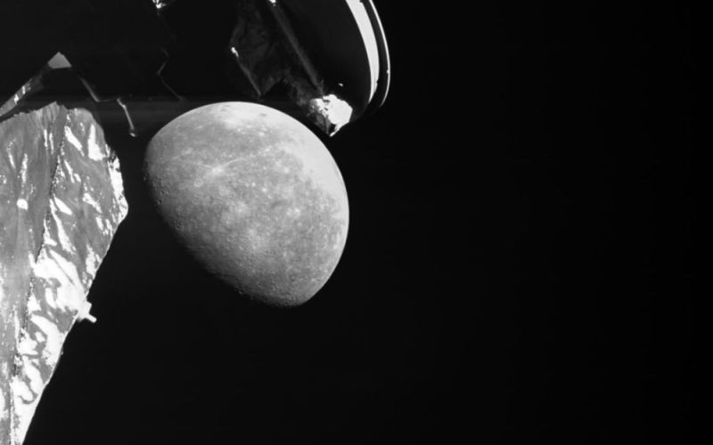 Primeras imágenes de Mercurio durante el sobrevuelo de la nave BepiColombo