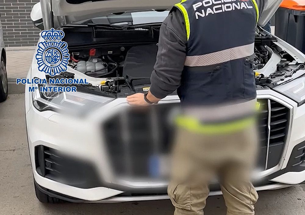 La Policía Nacional desarticula una organización criminal internacional especializada en el tráfico ilícito de vehículos