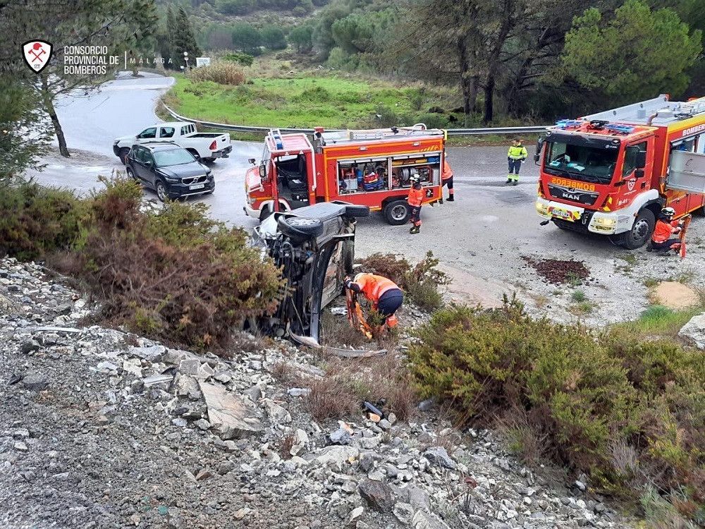 El Consorcio Provincial de Bomberos ha realizado una veintena de actuaciones en la provincia por el temporal de lluvia y viento