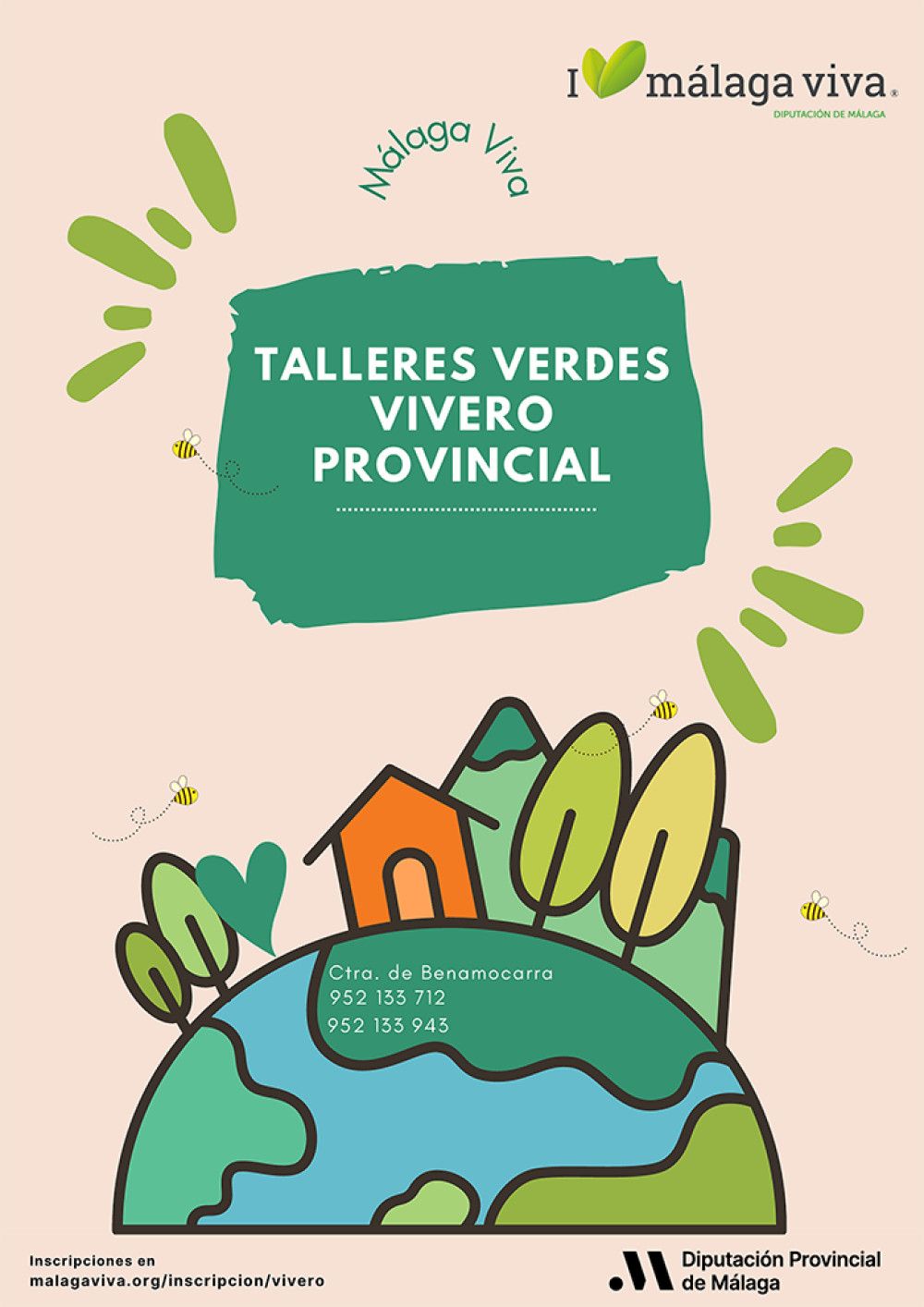 La Diputación abre las inscripciones a los Talleres verdes’ para escolares en el Vivero Provincial