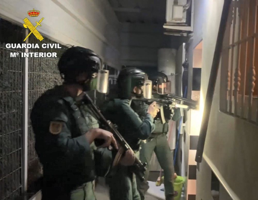 La Guardia Civil detiene a casi medio centenar de personas en una operación contra el narcotráfico en Málaga