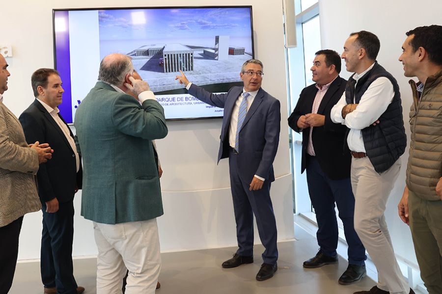 La Diputación invertirá 2,6 millones de euros en el nuevo parque de bomberos de Álora-Pizarra