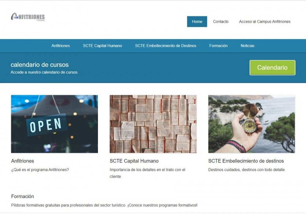 Se adelanta la apertura de los cursos del programa formativo Anfitriones Turismo’