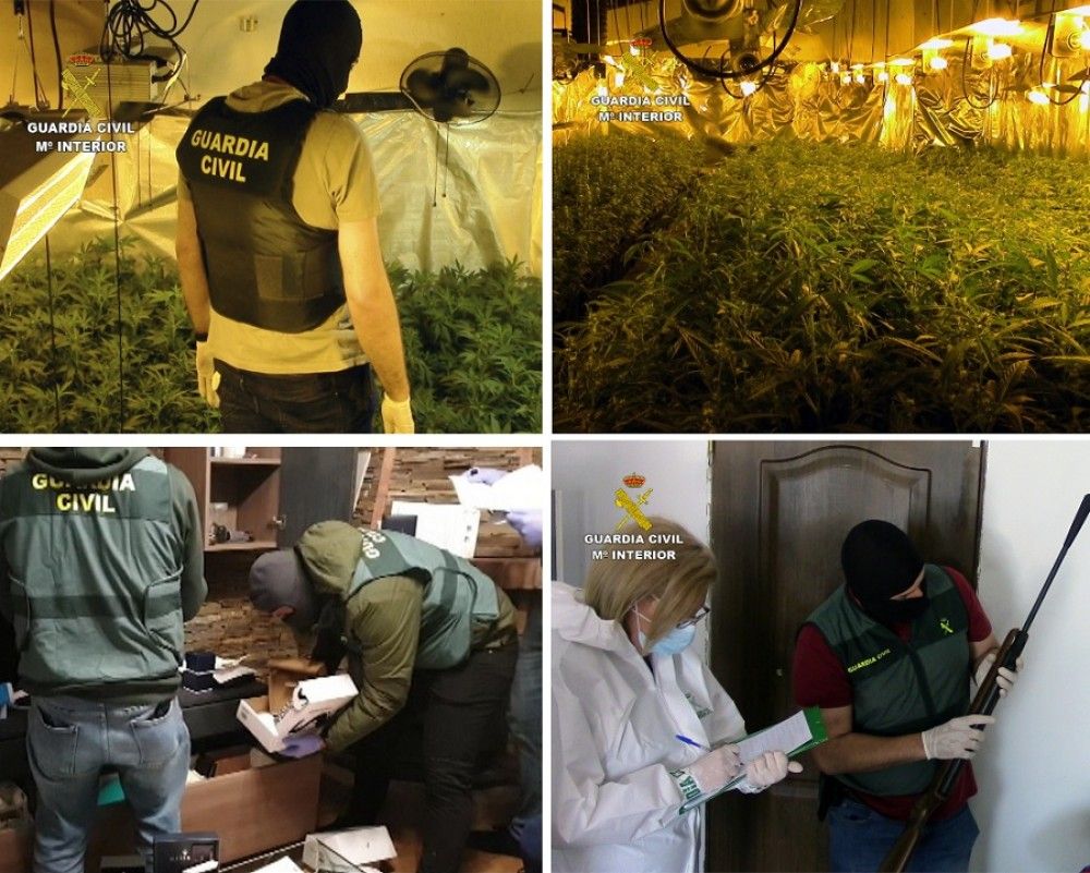 Dos nuevas operaciones de la Guardia Civil contra el narcotráfico en Andalucía y en Murcia