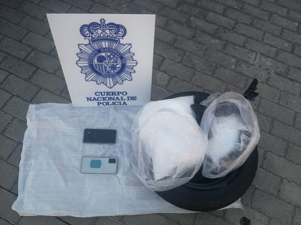 Interceptado en Burgos un vehículo cargado con diez kilogramos de ketamina destinados a su distribución en nuestro país