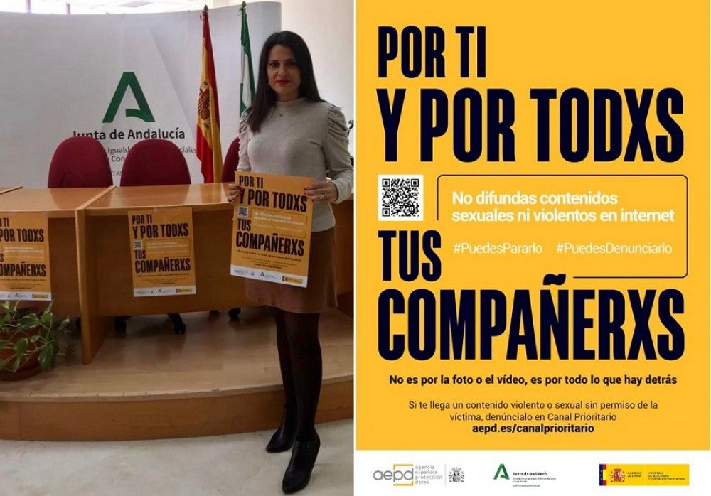 El IAM y la Agencia Española de Protección de Datos lanzan en Málaga la campaña contra la ciberviolencia de género #PuedesPararlo