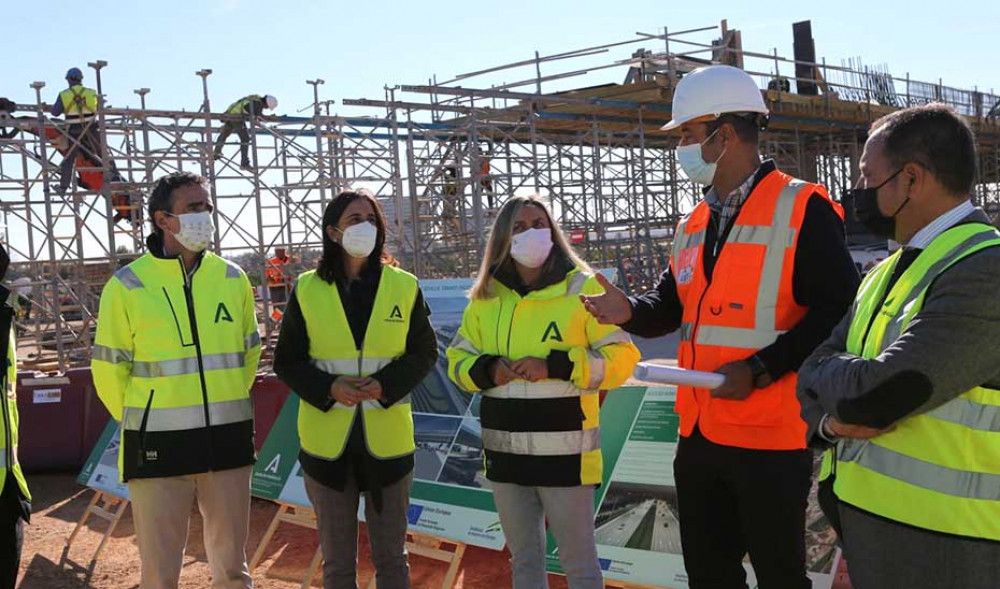 La Junta encara una nueva fase del viaducto de Pago de Enmedio con la construcción del tablero