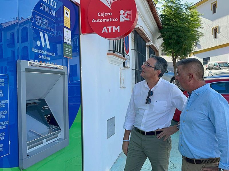 La Diputación dedica 132.000 euros para la instalación de cajeros automáticos en nueve municipios sin oficinas bancarias