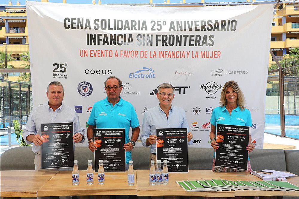 El VIII Torneo de Pádel con motivo del 25 aniversario de Infancia Sin Fronteras tendrá lugar del 4 al 6 de agosto en el club Nueva Alcántara
