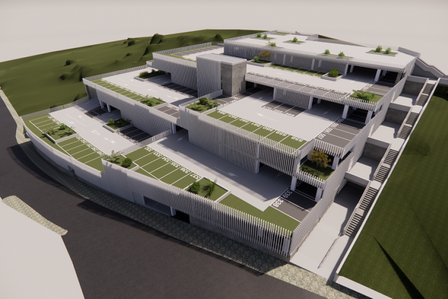 La Diputación concluye el proyecto de un edificio para 471 aparcamientos en la entrada al casco histórico de Ronda
