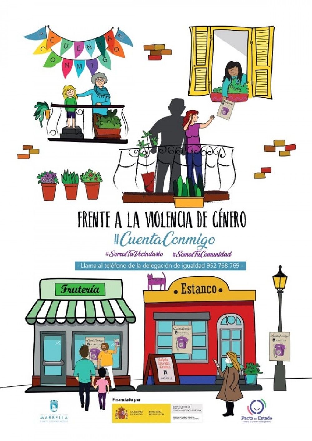 Igualdad pone en marcha la campaña #CuentaConmigo para conseguir la alianza de comercios y ciudadanos en la lucha contra la violencia de género