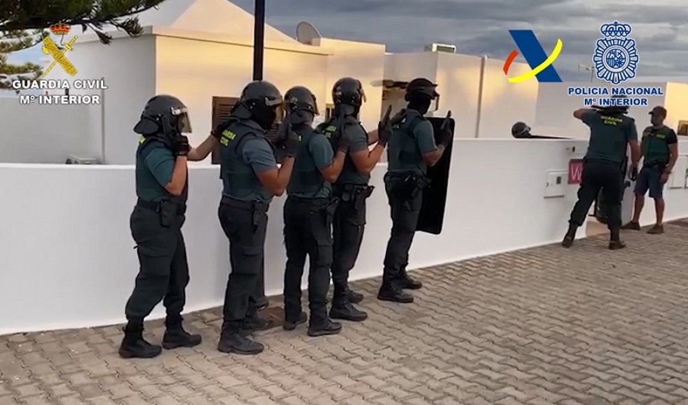 Desarticulada una organización delictiva tras la incautación del mayor alijo de cocaína efectuado en Lanzarote en los últimos años