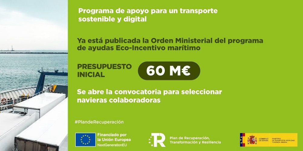 Ayudas al transporte de mercancías para incentivar que los camiones se suban al barco