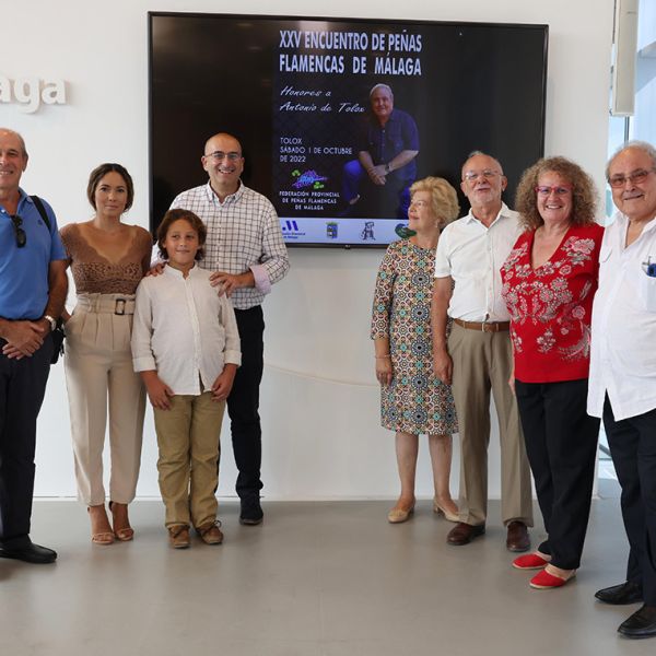 La XXV edición del Encuentro de Peñas Flamencas de Málaga rinde homenaje a Antonio de Tolox