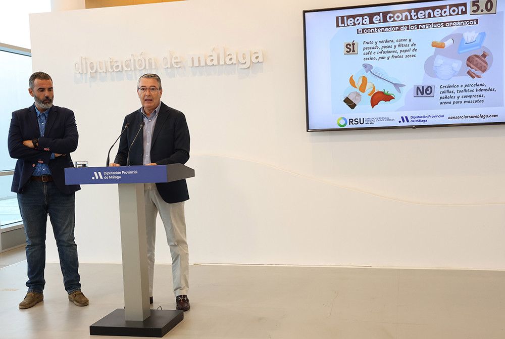 La Diputación realizará una campaña informativa sobre el contenedor marrón antes de empezar a implantarlo en los pueblos
