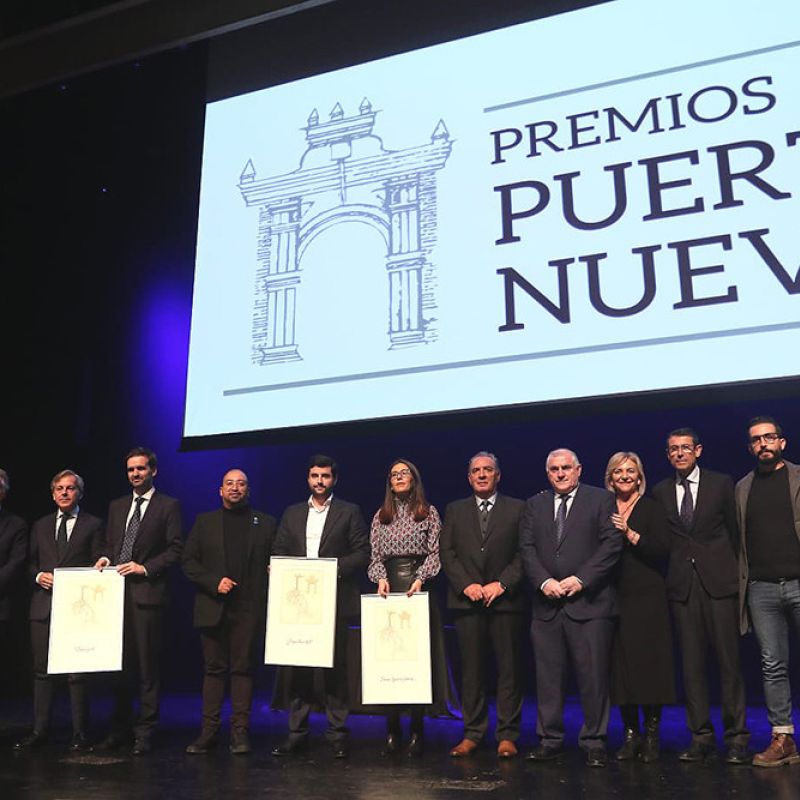 La Diputación acoge la gala de los VII Premios Puerta Nueva que reconocen la labor de apoyo al sector vinícola de la provincia
