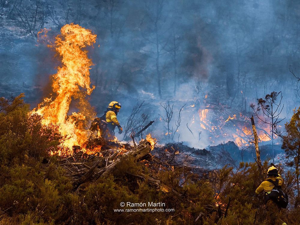 La Junta desactiva el Nivel 1 del Plan Infoca por el incendio forestal de Los Guájares (Granada), que ha quedado estabilizado esta tarde