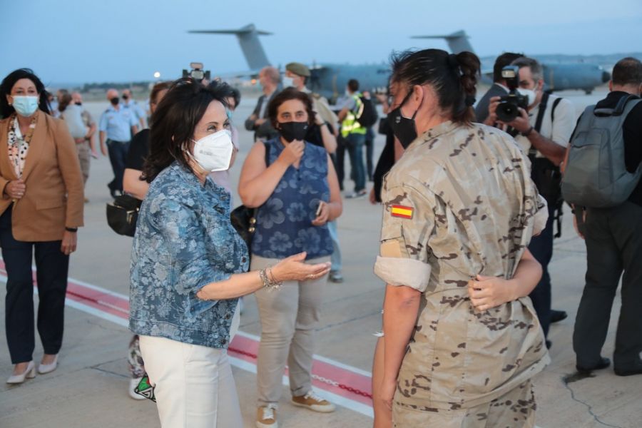 Aterrizan en Zaragoza los dos últimos A400M procedentes de Kabul