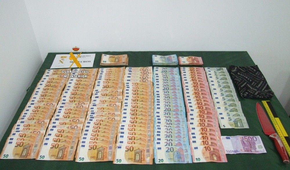 La Guardia Civil detiene a dos individuos que atracaron con cuchillos una oficina de correos de Mollina
