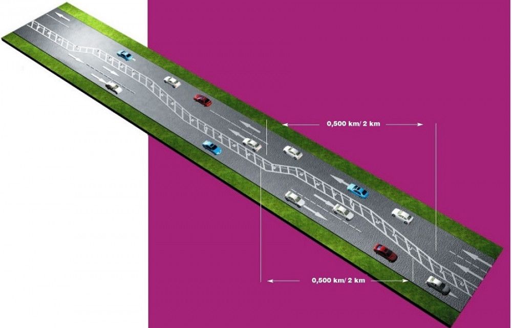 Transportes aprueba la primera norma española sobre carreteras 2+1