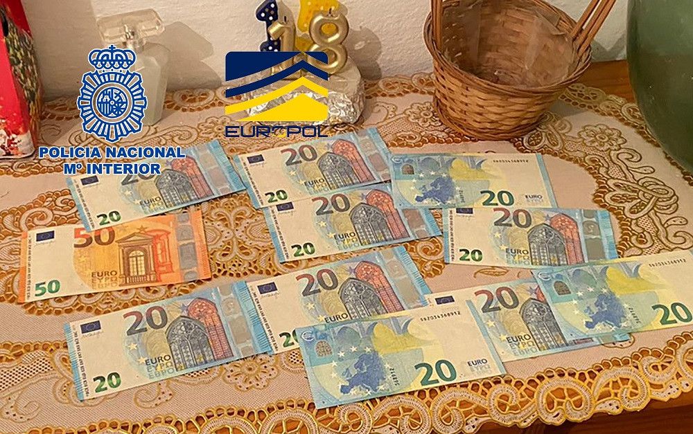 La Policía Nacional detiene a 43 personas en una operación contra la introducción de moneda falsa en el circuito financiero