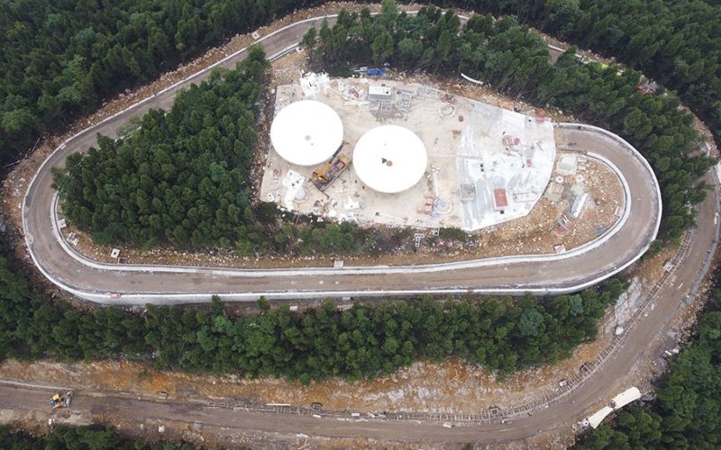 China comienza la construcción de la Fase II de las instalaciones para su radar de observación del espacio profundo